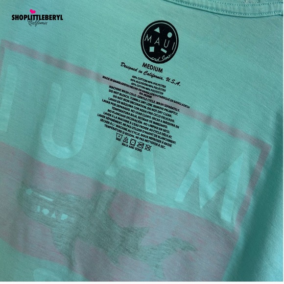 Maui and Sons Classic Shark T- Shirt - Picture 6 of 7